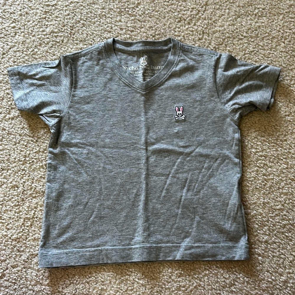 Boy’s Psycho Bunny V-Neck Short Sleeve Shirt-XXS 4